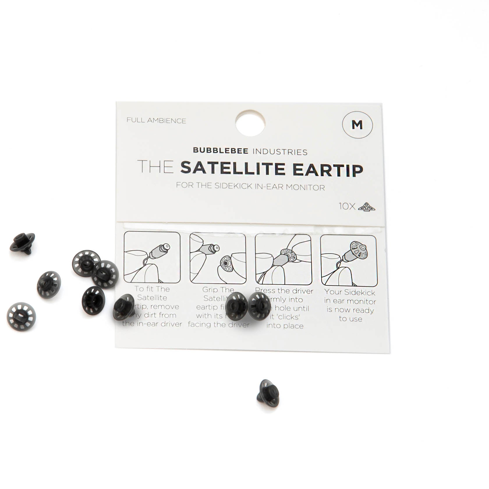 The Sidekick Satellite Eartip, 10-Pack