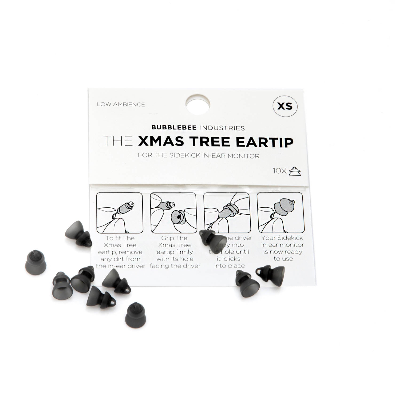 The Sidekick Christmas Tree Eartip, 10-Pack